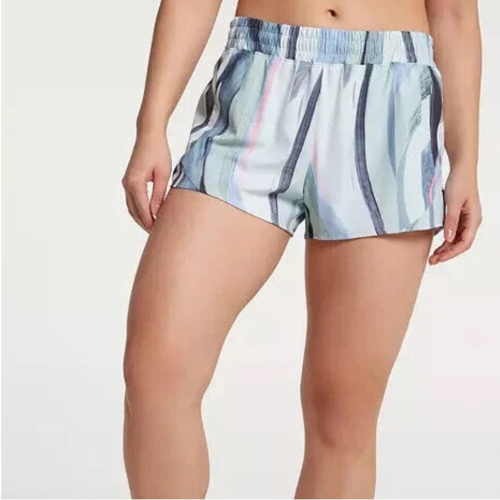 CALIA Women's Mid Rise Infinity 3” inseam Run Shorts - XL | Grey P0157